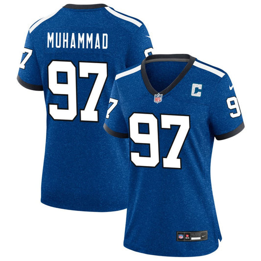 Al-Quadin Muhammad Indianapolis Colts Nike Women's Indiana Nights Alternate Game Jersey - Royal