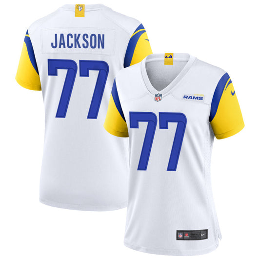 Alaric Jackson Los Angeles Rams Nike Women's Alternate Jersey - White