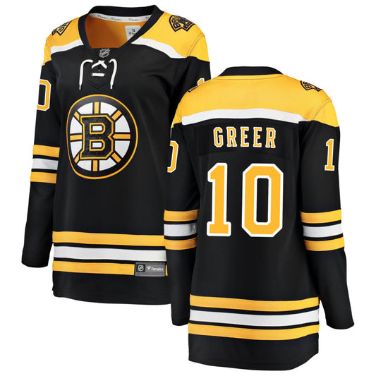 A.J. Greer Boston Bruins Fanatics Branded Women's Home Breakaway Jersey - Black