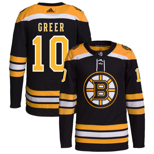 A.J. Greer Boston Bruins adidas Home Primegreen Authentic Pro Jersey - Black