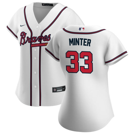 A.J. Minter Atlanta Braves Nike Women's Home Replica Jersey - White